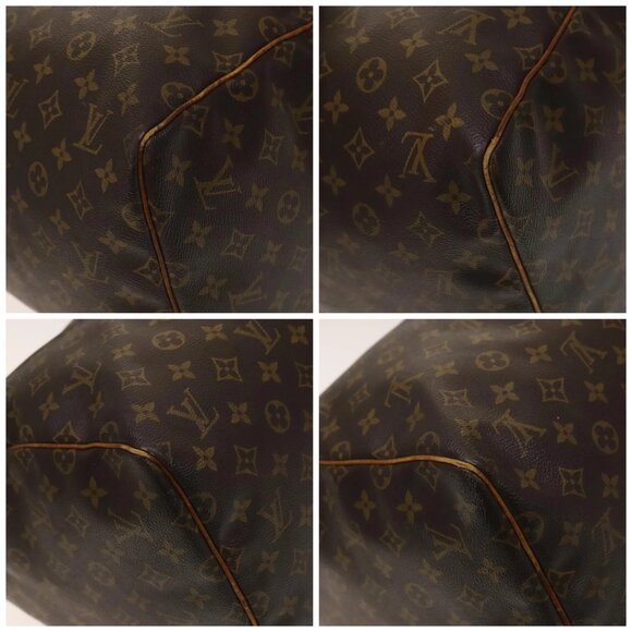 LOUIS VUITTON Monogram Keepall 55 Boston Bag M41424 LV Auth 139639 - Picture 14 of 16